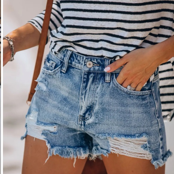 KENCAN VICI DENIM SHORTS - Picture 5 of 7